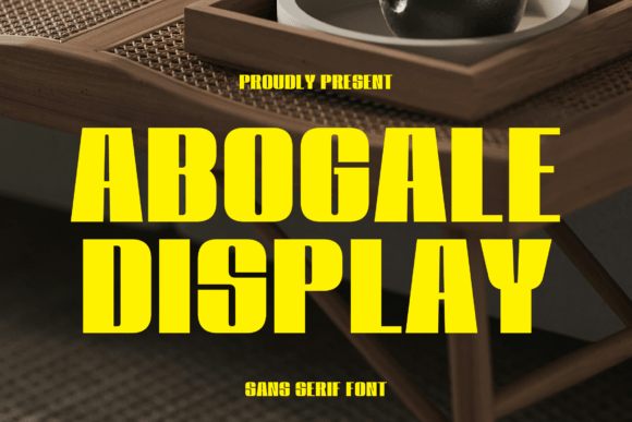 Abogale: A Bold Sans Serif Font for Branding