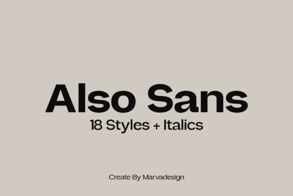 Also Sans: A Modern Typeface for Editorial Clarity