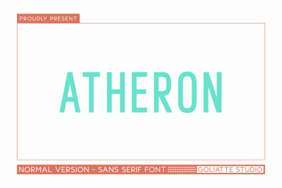 Atheron Typeface for Modern Digital Branding