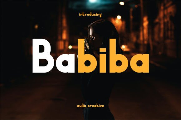 Babiba Typeface for Bold Branding