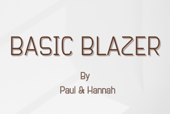 Basic Blazer Font: Modern Clarity for Campaigns
