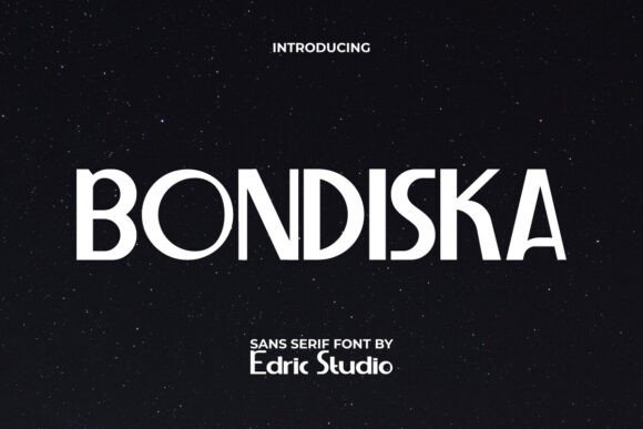 Bondiska: A Trendy Sans Serif Font for Modern Branding