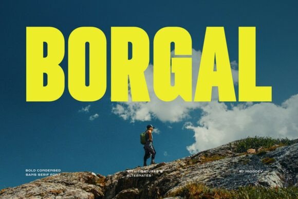 Borgal Typeface: Bold Condensed Sans Serif Review