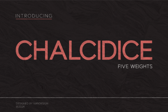 Chalcidice Font: A Modern Sans Serif Masterpiece
