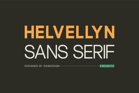Helvellyn Typeface for Modern Branding