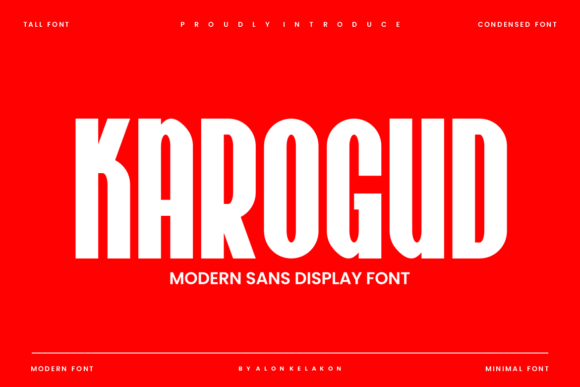 Karogud Typeface for Bold Branding