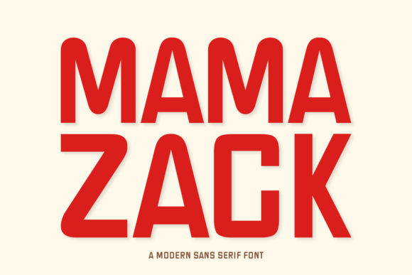 Mama Zack Typeface Review for Modern Brands