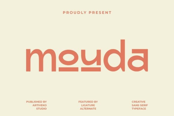 Mouda: A Fresh Sans Serif Font for Modern Brands