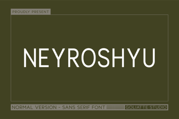 Neyroshyu Typeface: Elevate Your Brand Identity