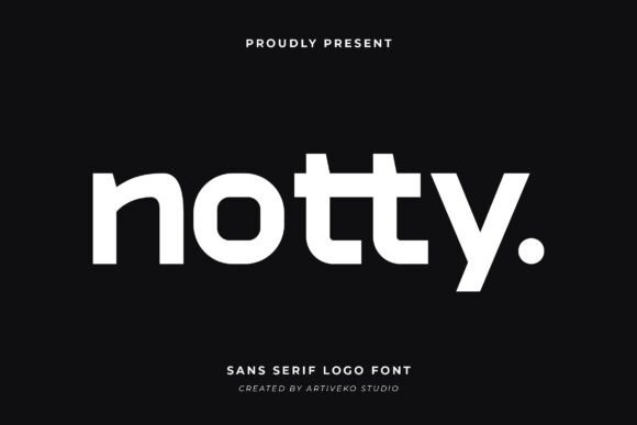 Notty: A Sharp Sans Serif Font for Modern Branding