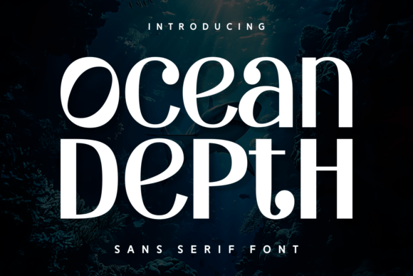 Ocean Depth Sans Serif Font for Crafters