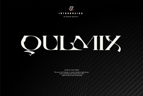 Qulmix: The Bold Sans Serif Font for Modern Design