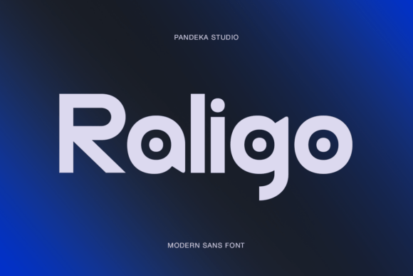 Raligo: A Futuristic Sans Serif Typeface for Modern Brands