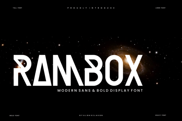 Rambox: A Distinctive Sans Serif Typeface for Editorial Design