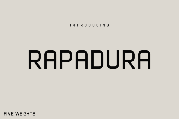 Rapadura: A Modern Sans Serif Typeface for Editorial Design