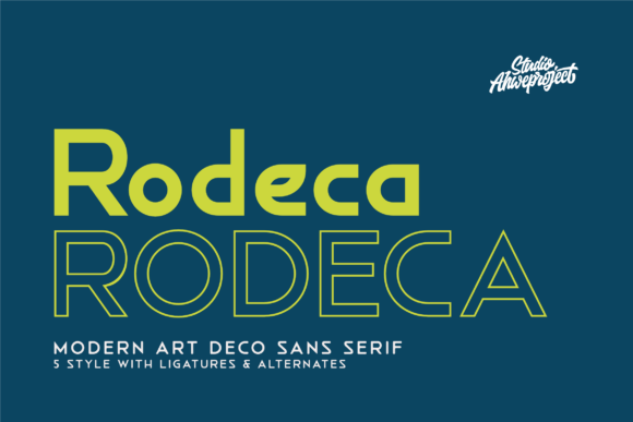 Rodeca: A Modern Sans Serif Typeface for Bold Web Design