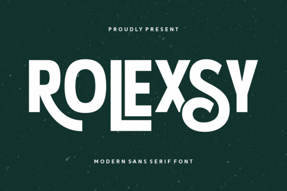 Rolexsy: A Modern Sans Serif Font for Elegant Branding
