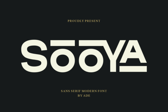 Sooya Typeface for Modern Web Design