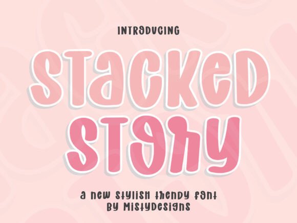 Stacked Story: A Modern Typeface for Digital Brands