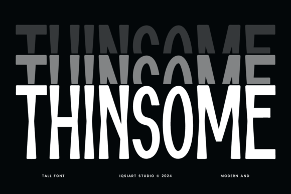 Thinsome: The Bold Typeface for Modern Brands