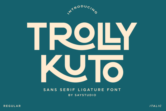 Trolly Kuto: A Modern Typeface for Brand Clarity