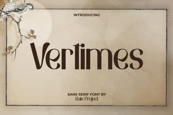 Vertimes: A Chic Sans Serif Font for Crafters