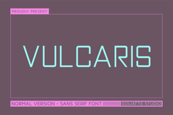 Vulcaris Typeface Review for Modern Branding